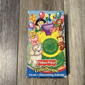 Fisher-Price Little People V.3 - Discovering Animals (VHS, 2001) 5 mini-episodes